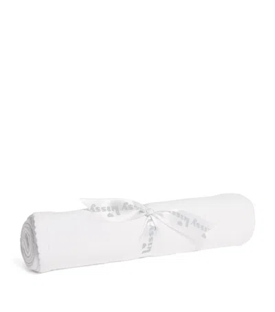 Kissy Kissy Pima Cotton Blanket In White