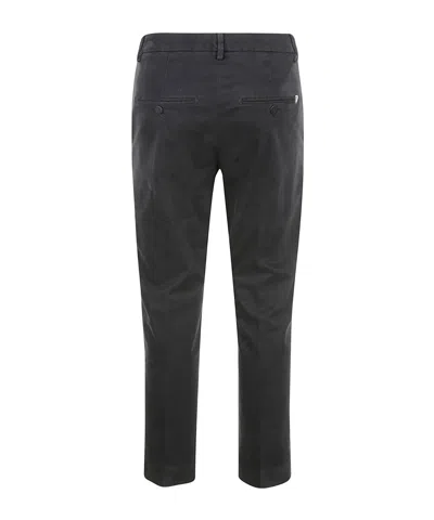 Dondup Button-front Slacks In Gray