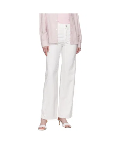 Citizen Of Humanity White Annina High Rise Wide Leg 33 Jeans