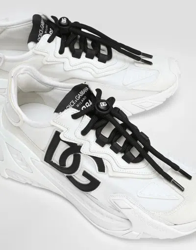 Dolce & Gabbana Sneaker Day Faster Black And White In Pattern
