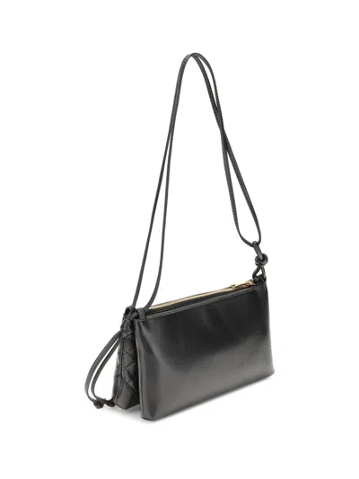 Bottega Veneta Women Double Patch Fondant Leather And Intrecciato Bag In Brown