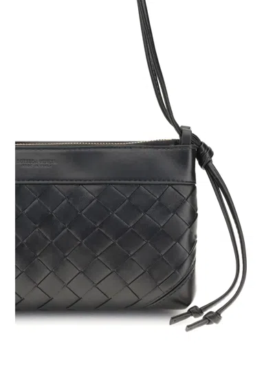 Bottega Veneta Women Double Patch Fondant Leather And Intrecciato Bag In Brown