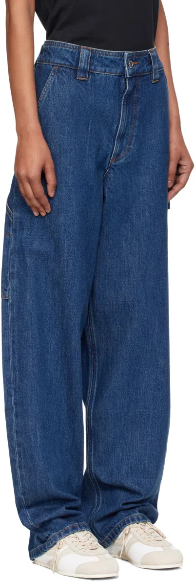 A.p.c. Cargo Jeans In Blue