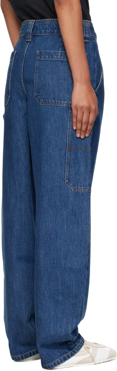 A.p.c. Cargo Jeans In Blue