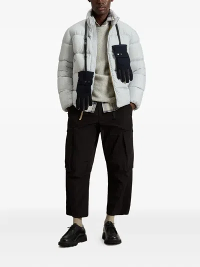 Woolrich Quilted Puffer Jacket In Blue