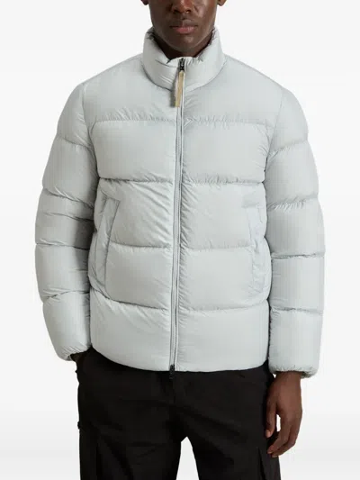 Woolrich Quilted Puffer Jacket In Blue