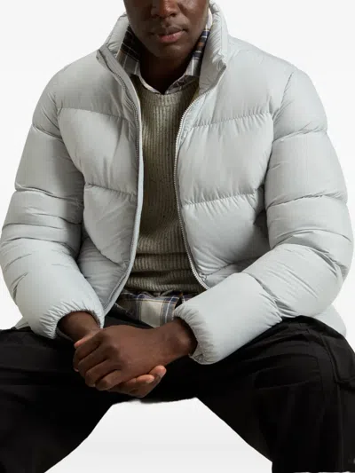 Woolrich Quilted Puffer Jacket In Blue