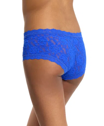 Hanky Panky Women's Signature Lace Boyshort In Blue