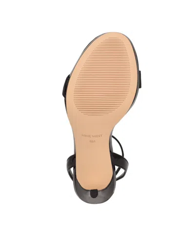 Nine West Women's Mandey T-strap High Stiletto Sandals In Black