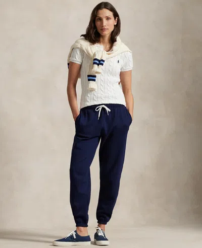 Polo Ralph Lauren Cable Polo Shirt In White