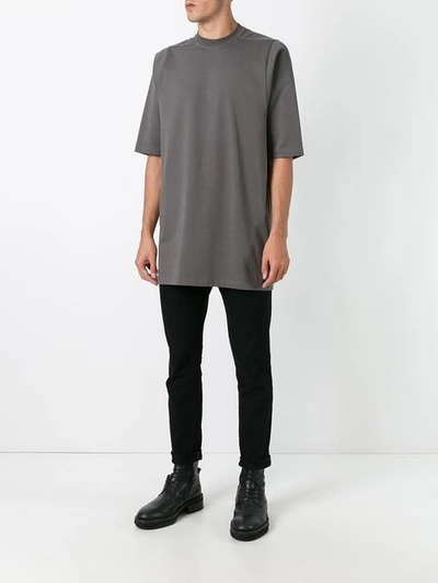 Shop Rick Owens 'level' T-shirt