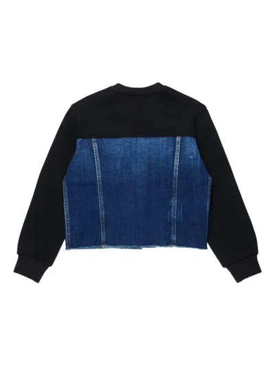 Dsquared2 Jersey Sweatshirt In Black