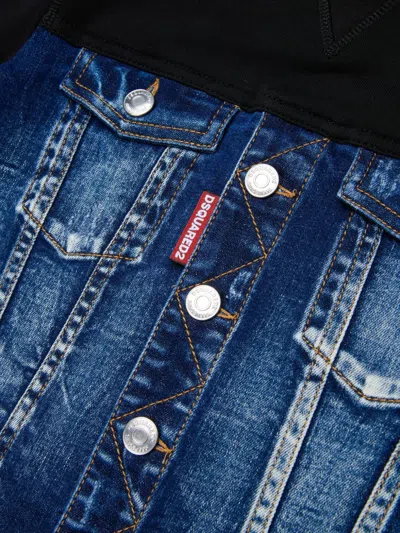 Dsquared2 Jersey Sweatshirt In Black