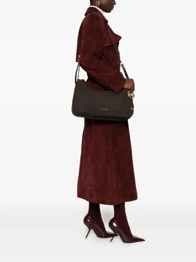 Michael Kors Md Tz Conv Shoulder Bag In Brown