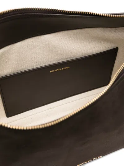 Michael Kors Md Tz Conv Shoulder Bag In Brown