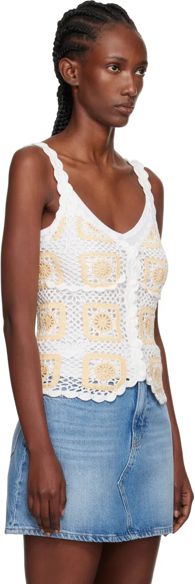 Holzweiler ホワイト Rosie クロシェ トップス