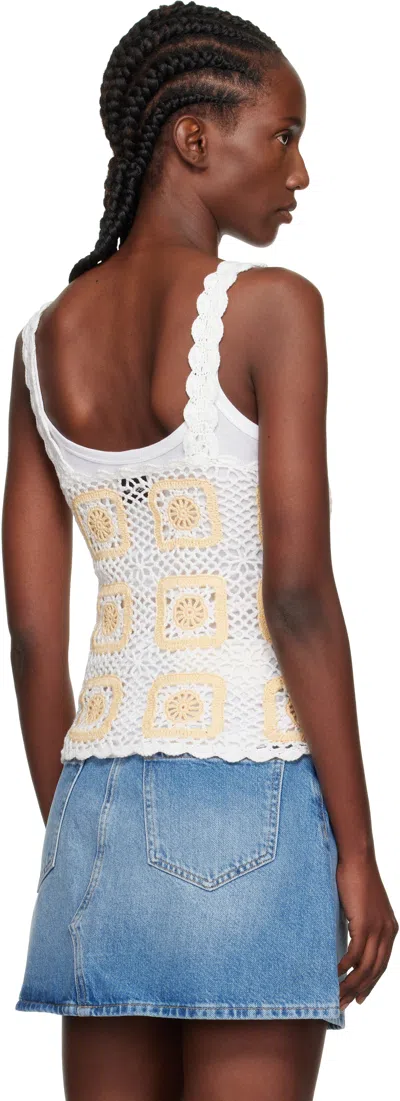 Holzweiler ホワイト Rosie クロシェ トップス