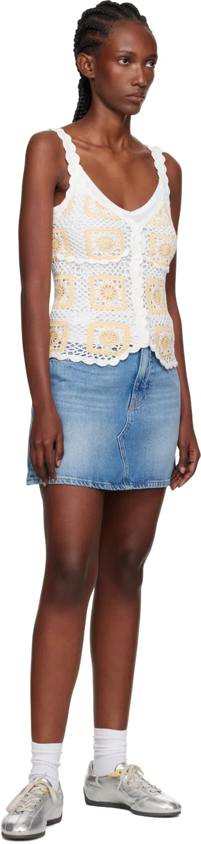 Holzweiler ホワイト Rosie クロシェ トップス