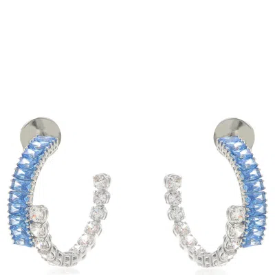 Swarovski Matrix Kreolen In Blue