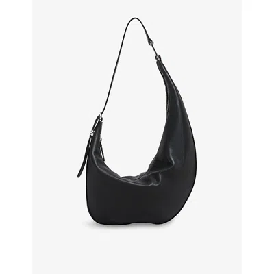 Marni Small Dot Hobo Shoulder Bag In Black