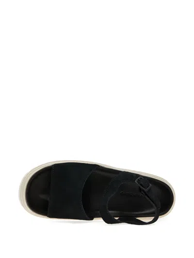 Converse Lugged Heel Buckle-strap Platform Sandals In Black