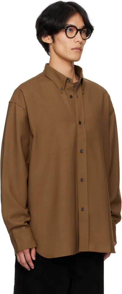 Studio Nicholson Button-fastening Shirt In Brown