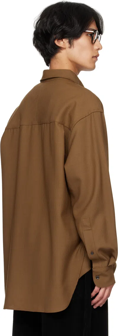 Studio Nicholson Button-fastening Shirt In Brown