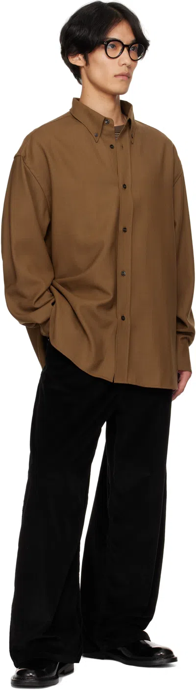Studio Nicholson Button-fastening Shirt In Brown