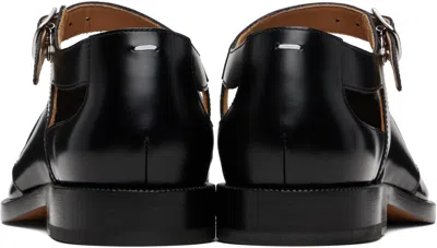 Maison Margiela Tabi Leather Sandals Woman Black In T8013 Black