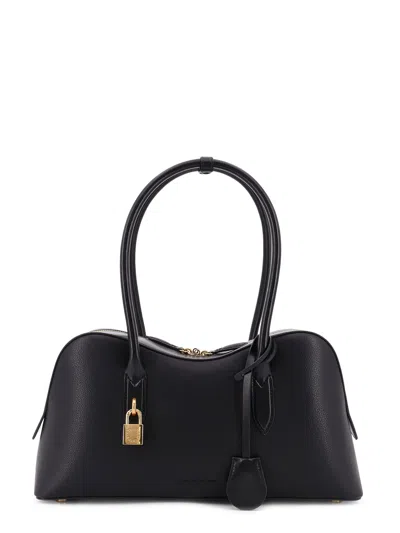Stella Mccartney Stella Ryder Medium Vegan Leather Shoulder Bag In Black