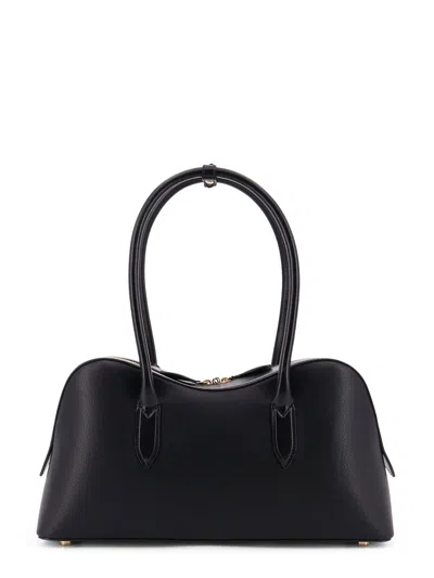 Stella Mccartney Stella Ryder Medium Vegan Leather Shoulder Bag In Black