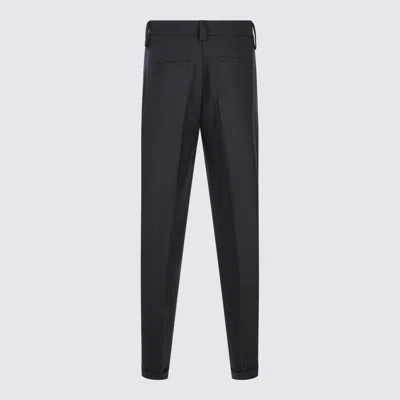 Antonelli Trousers Blacks And Greys In Blue