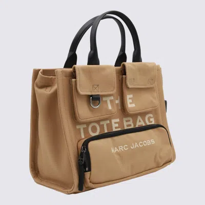 Marc Jacobs Medium Cargo Tote Bag Beige In Canvas In Nude