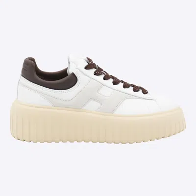 Hogan H-stripes Sneakers In White