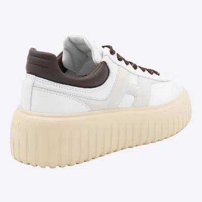 Hogan H-stripes Sneakers In White
