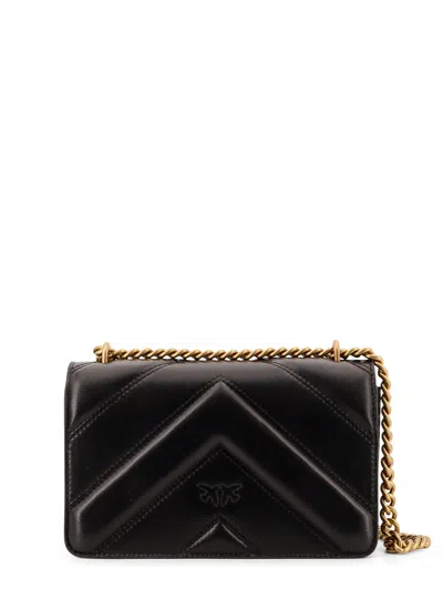Pinko Love One Shoulder Bag In Black