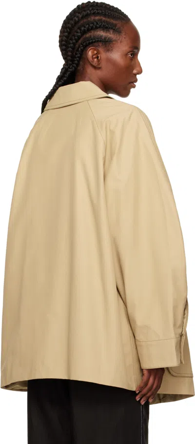 Cordera Beige Patch Pocket Jacket In Nude