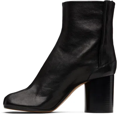 Maison Margiela Black Tabi Ankle Boots In Black