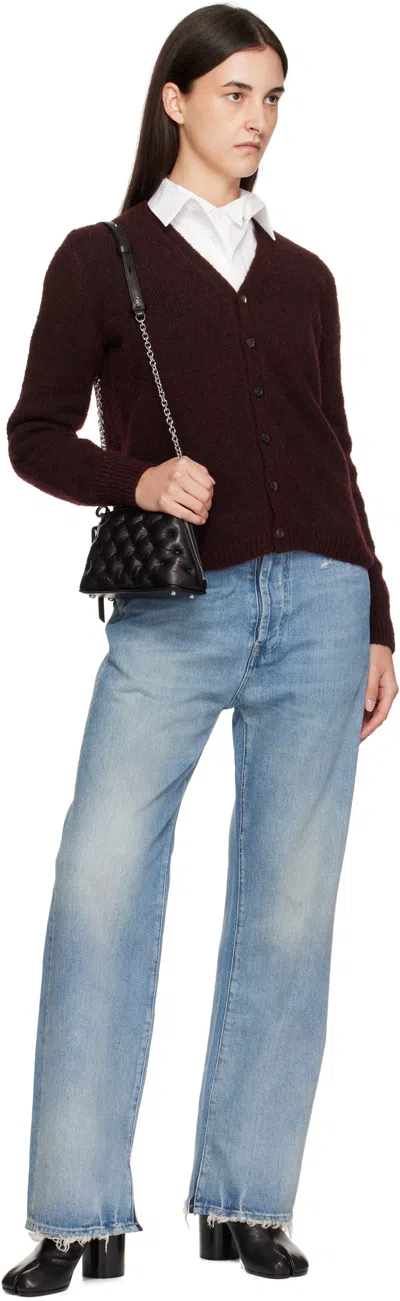 Maison Margiela Black Tabi Ankle Boots In Black