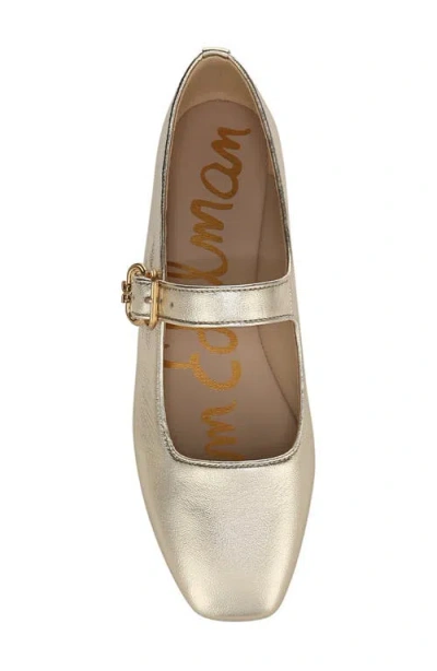 Sam Edelman Michaela Mary Jane Flat In Neutral