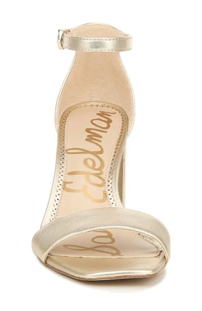 Sam Edelman Daniella Ankle Strap Sandal In Neutral