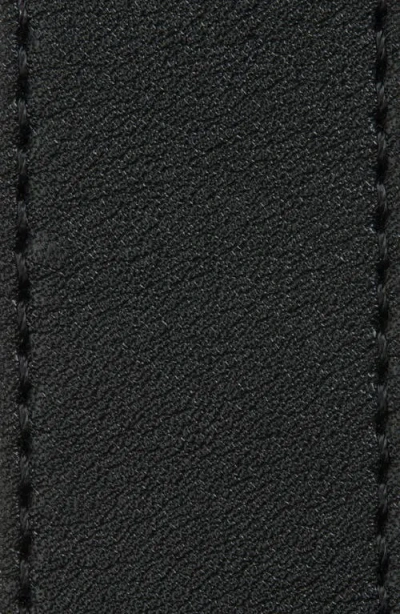 Valentino Vlogo Signature Leather Belt In Black