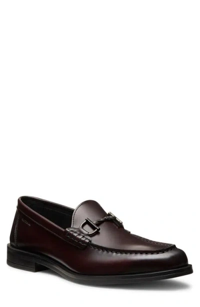 Stuart Weitzman Bowen Bit Loafer In Burgundy
