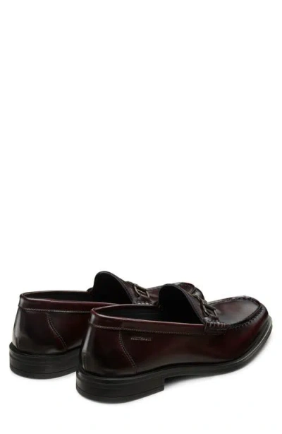 Stuart Weitzman Bowen Bit Loafer In Burgundy