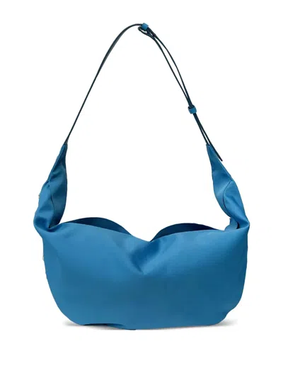 Low Classic Adjustable-strap Shoulder Bag In Blue