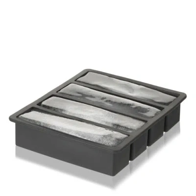 Viski Glacier Highball Ice Cube Tray With Lid In Gray