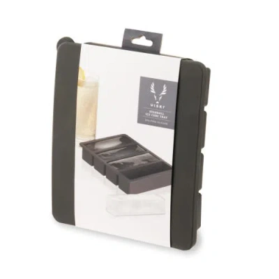 Viski Glacier Highball Ice Cube Tray With Lid In Gray