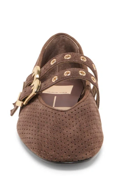 Dolce Vita Women's Baylee Grommet Mary Jane Flats