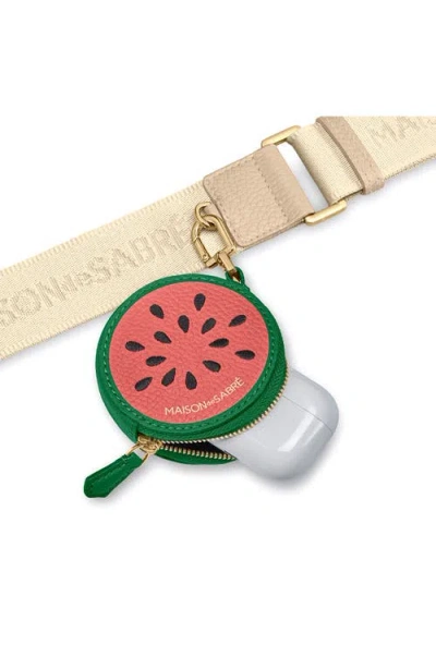 Maison De Sabre Sabrã©moji Fruit Charm In Green