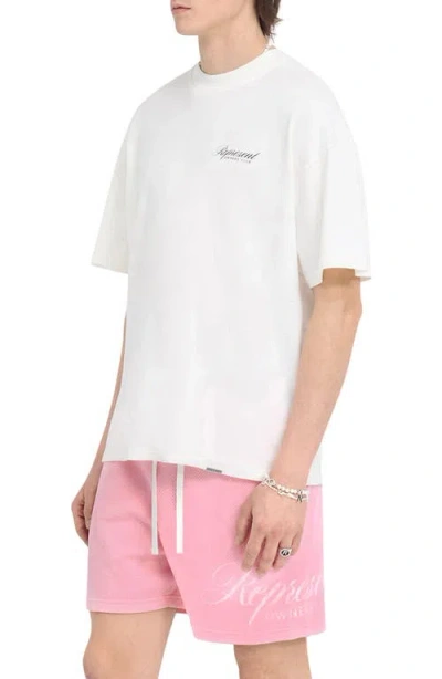 Represent Owners Club Script T-shirt In White